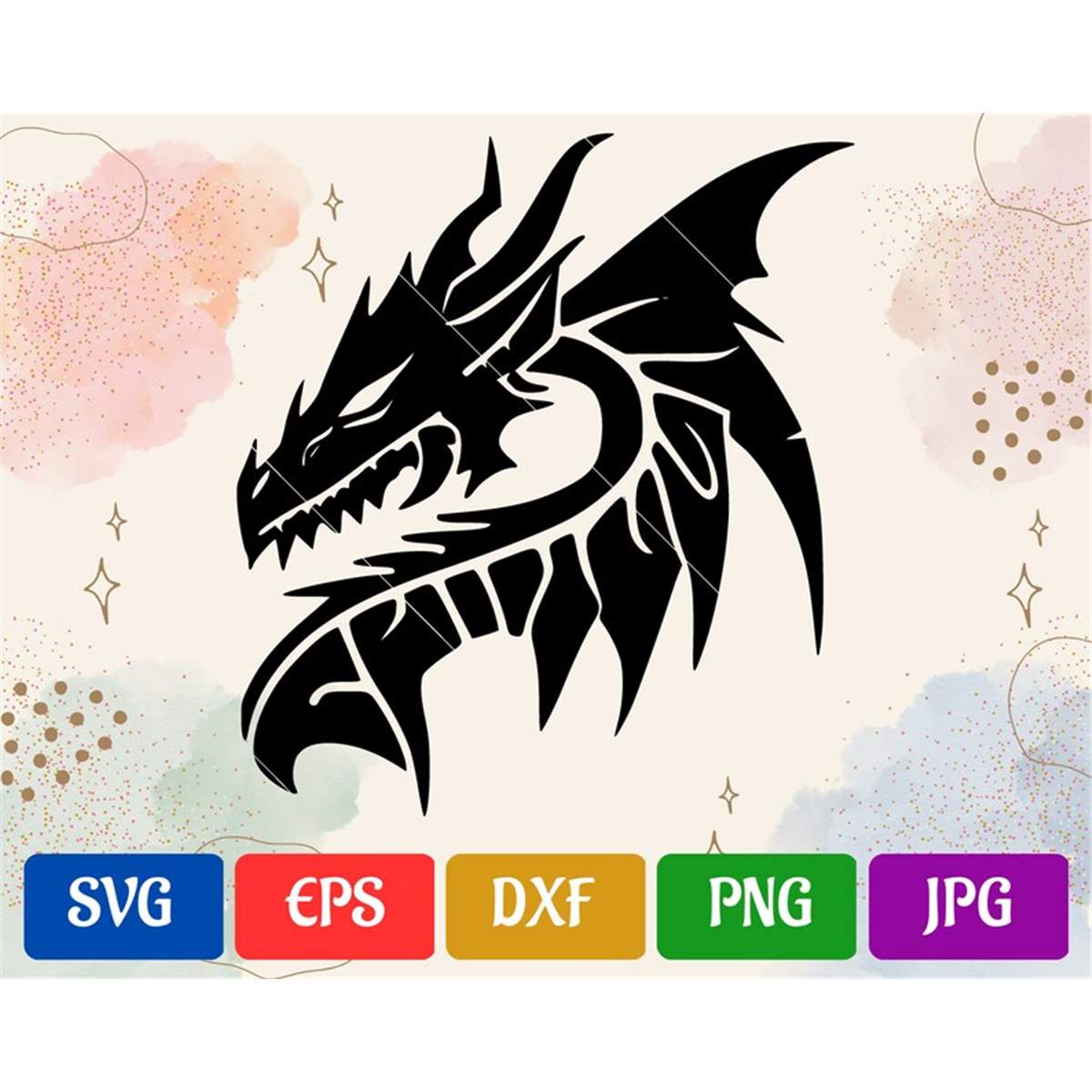 Dragons SVG HighQuality Vector Cut file for Cricut svg Inspire
