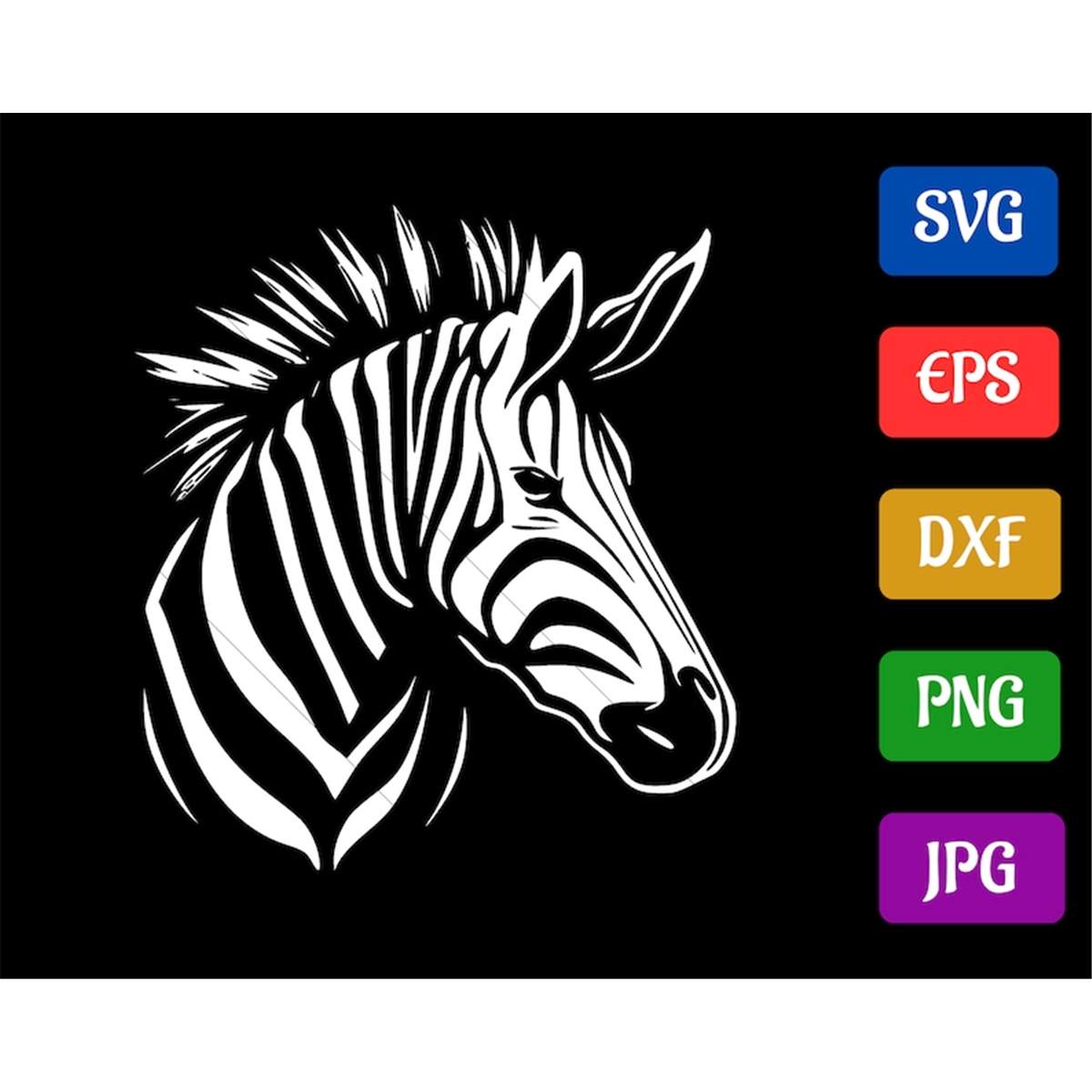 Zebra SVG HighQuality Vector Cut file for Cricut svg Inspire