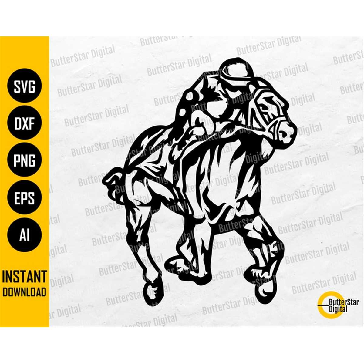 Horse Jockey SVG Equestrian SVG Horse Racer SVG Horses Inspire