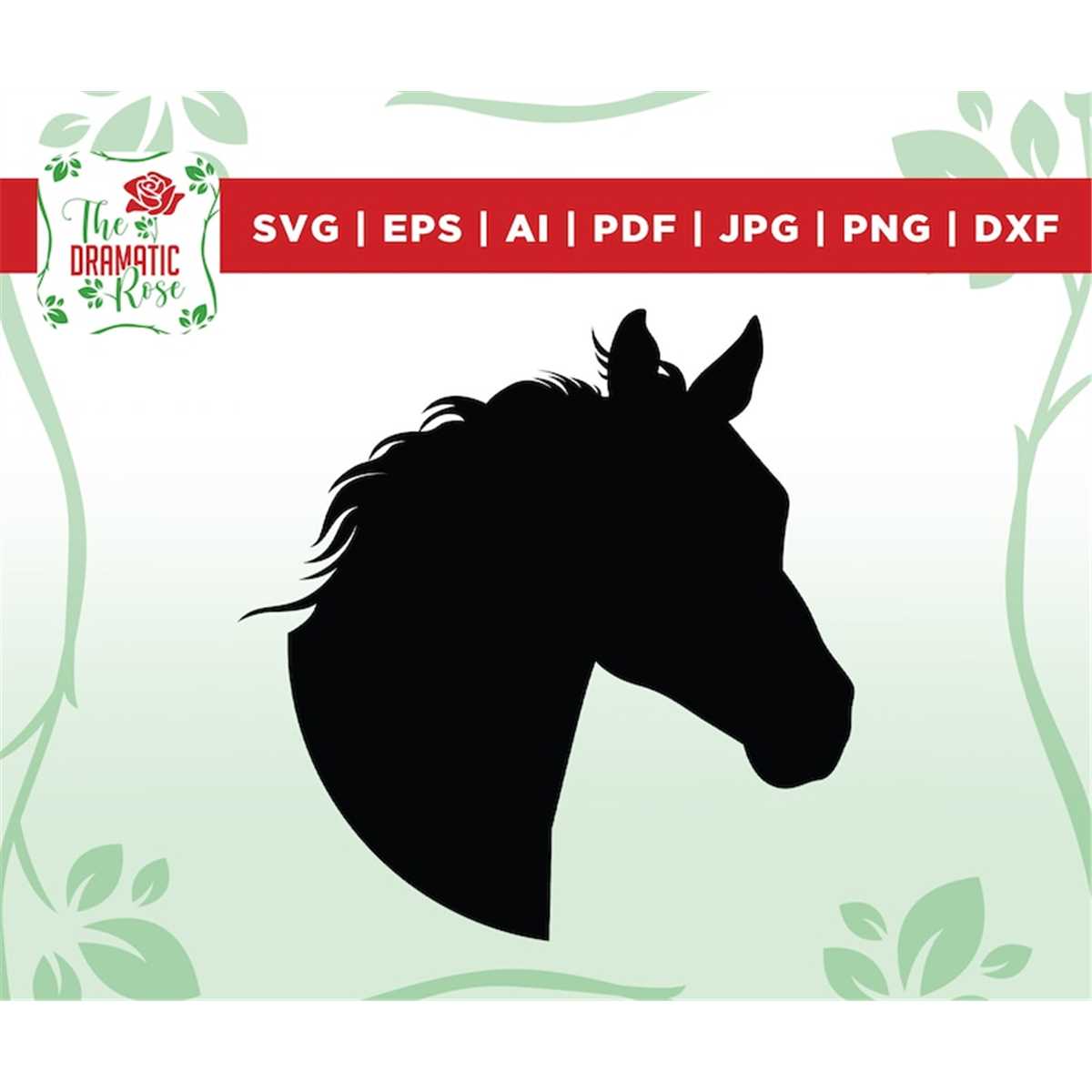 Stallion Svg Simple Horse Head Svg, Horse Svg, Stallion Svg, Horse Lover, Vector | Inspire ...