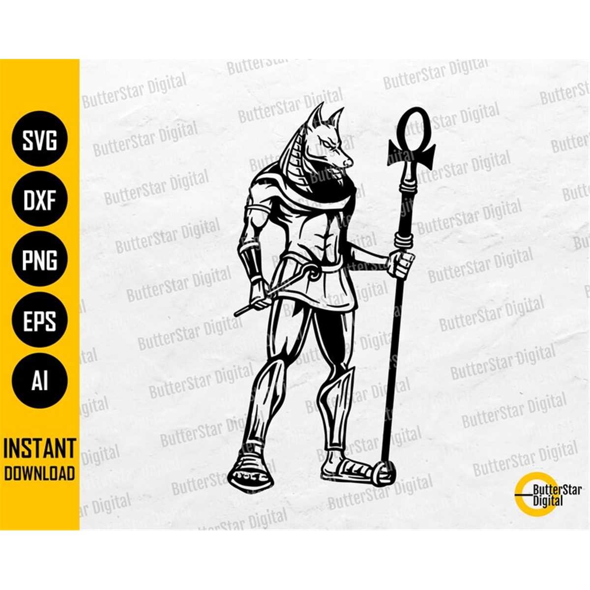 Anubis SVG | God Of Death SVG | Mummy Sphinx Pyramids Pharao | Inspire ...