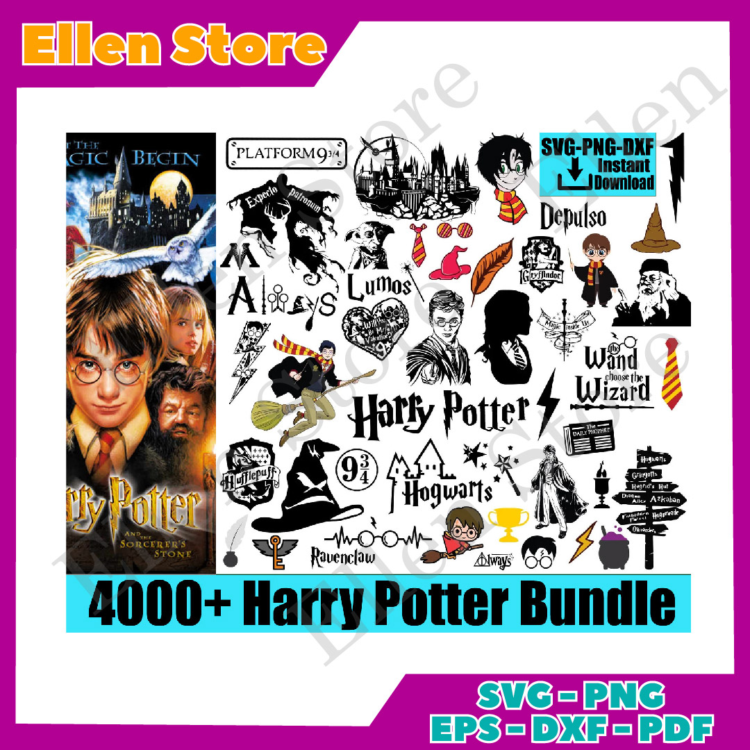 Harry Potter Bundle svg | Inspire Uplift