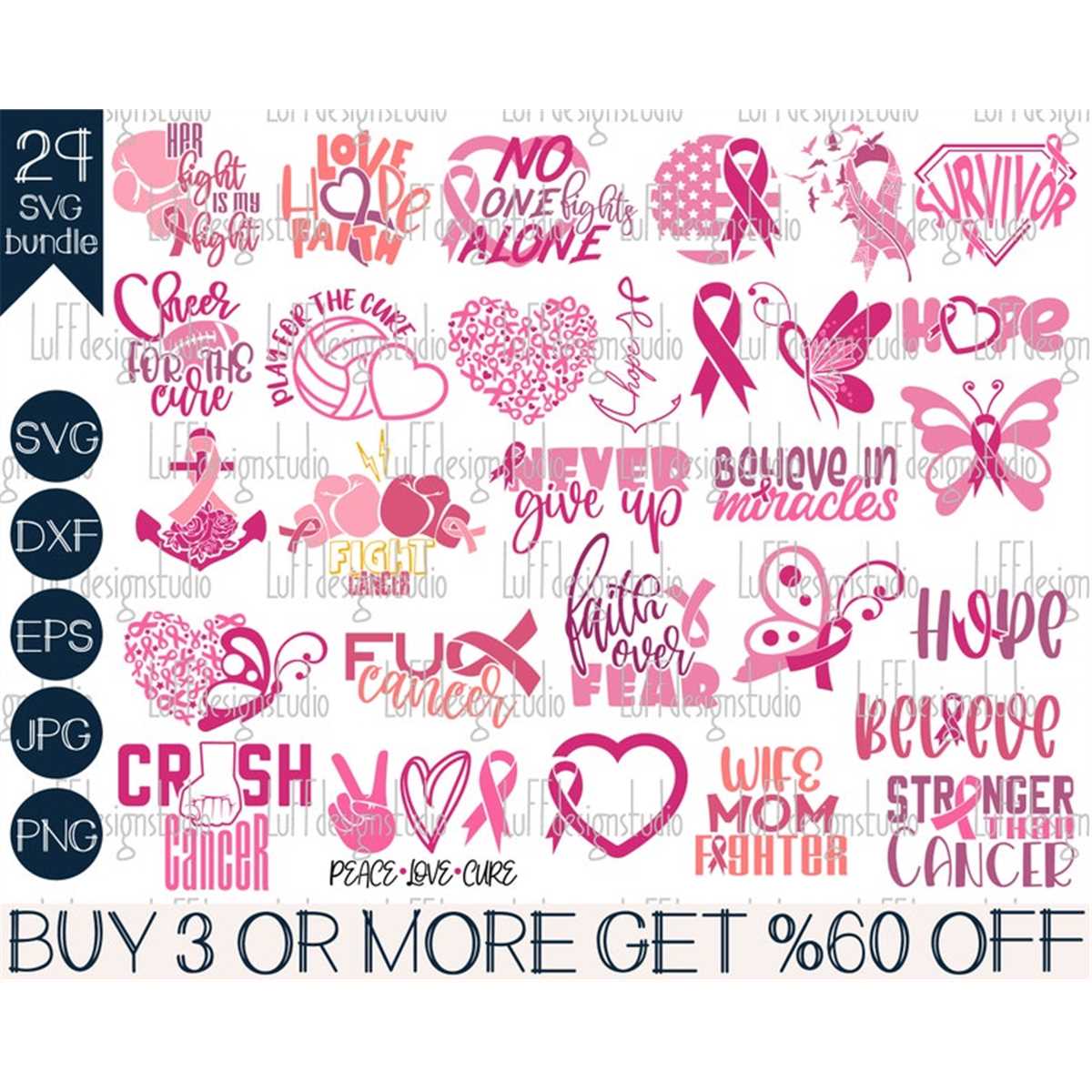 Breast Cancer SVG, Cancer Awareness SVG, Butterfly SVG, Canc - Inspire