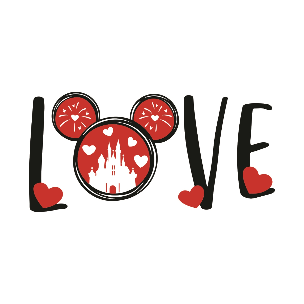 Love Disney Svg, Valentine Svg, Love Svg, Disney Svg, Valent - Inspire
