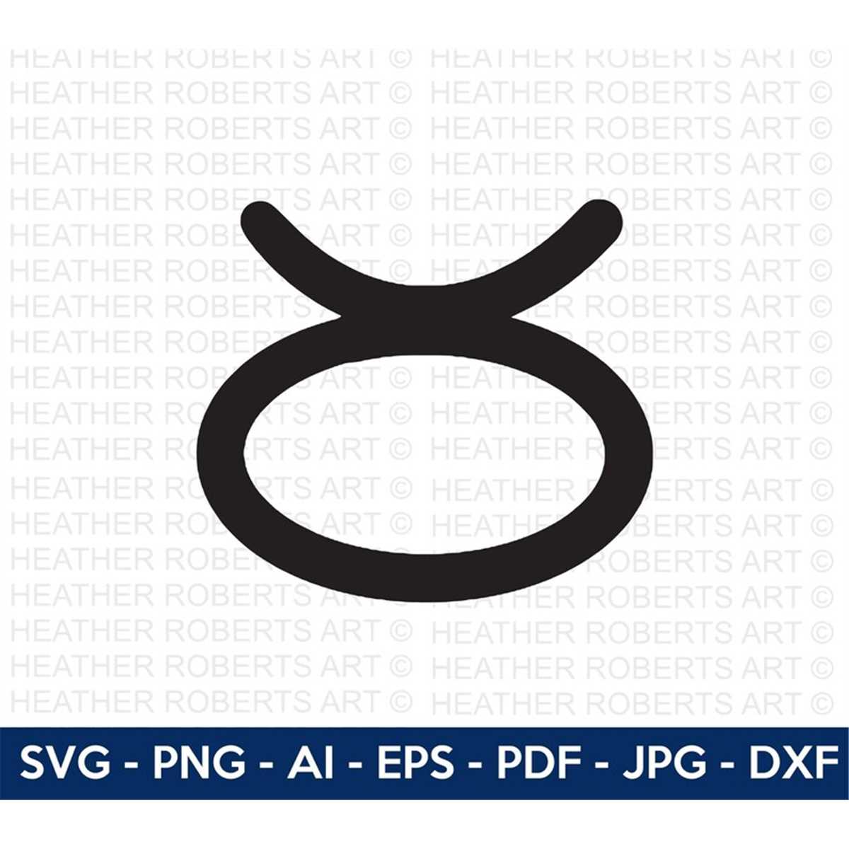 Taurus Sign SVG, Taurus Zodiac Svg, Zodiac Signs SVG, Astrol Inspire