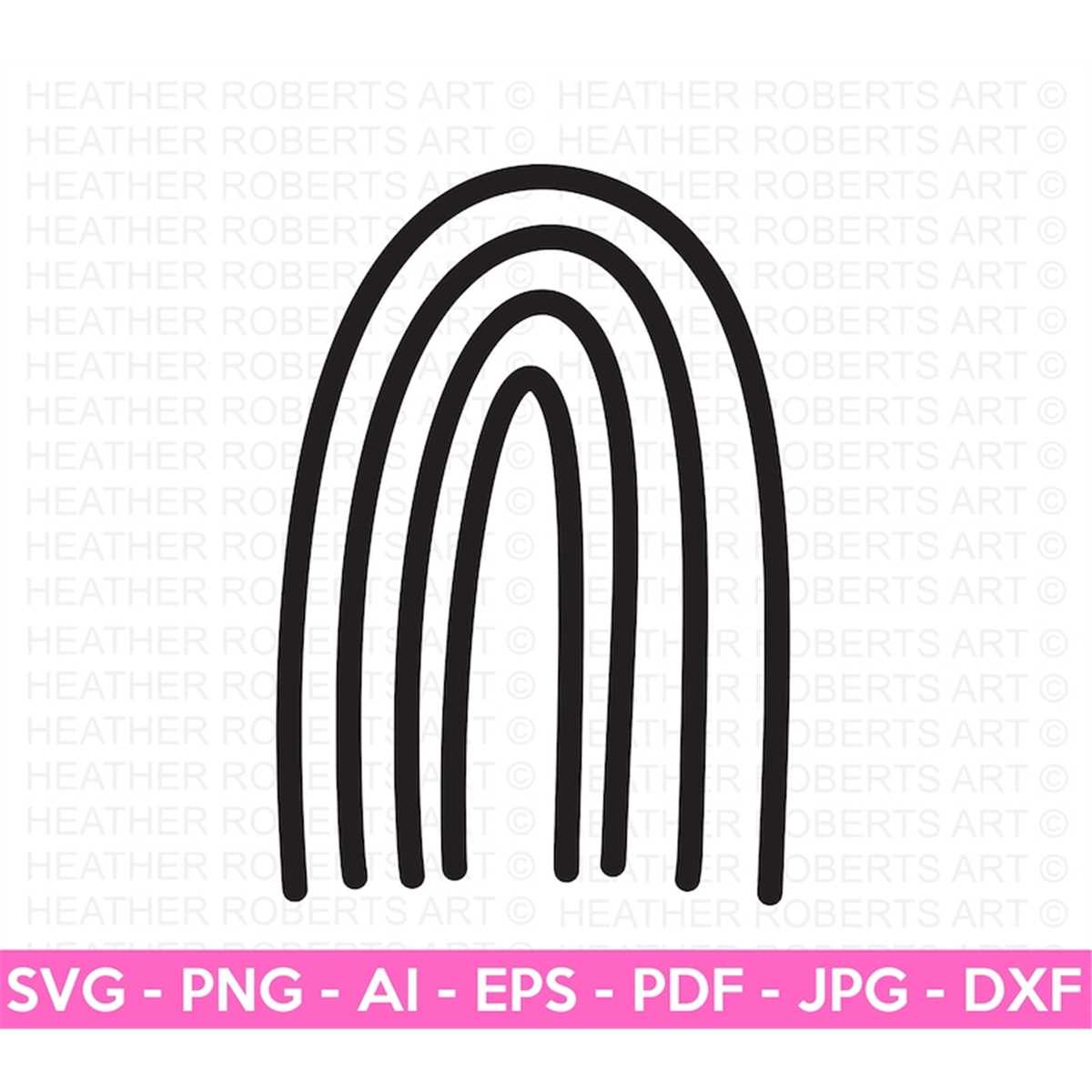 Rainbow SVG, Boho Rainbow SVG, Nursery Decor svg, Room decor | Inspire ...