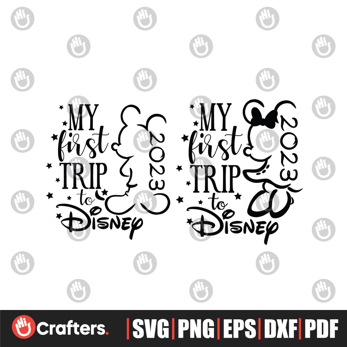 Disney family my first trip to disney 2023 svg digital file inspire