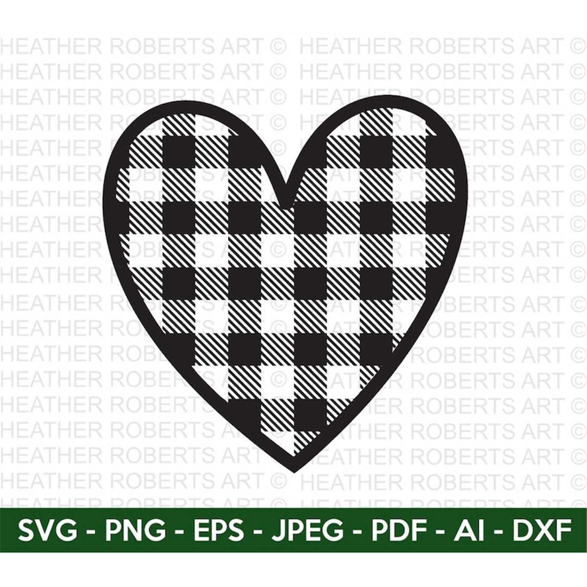 Checkered Pattern Heart Svg, Heart SVG, Hand-drawn Heart svg | Inspire ...