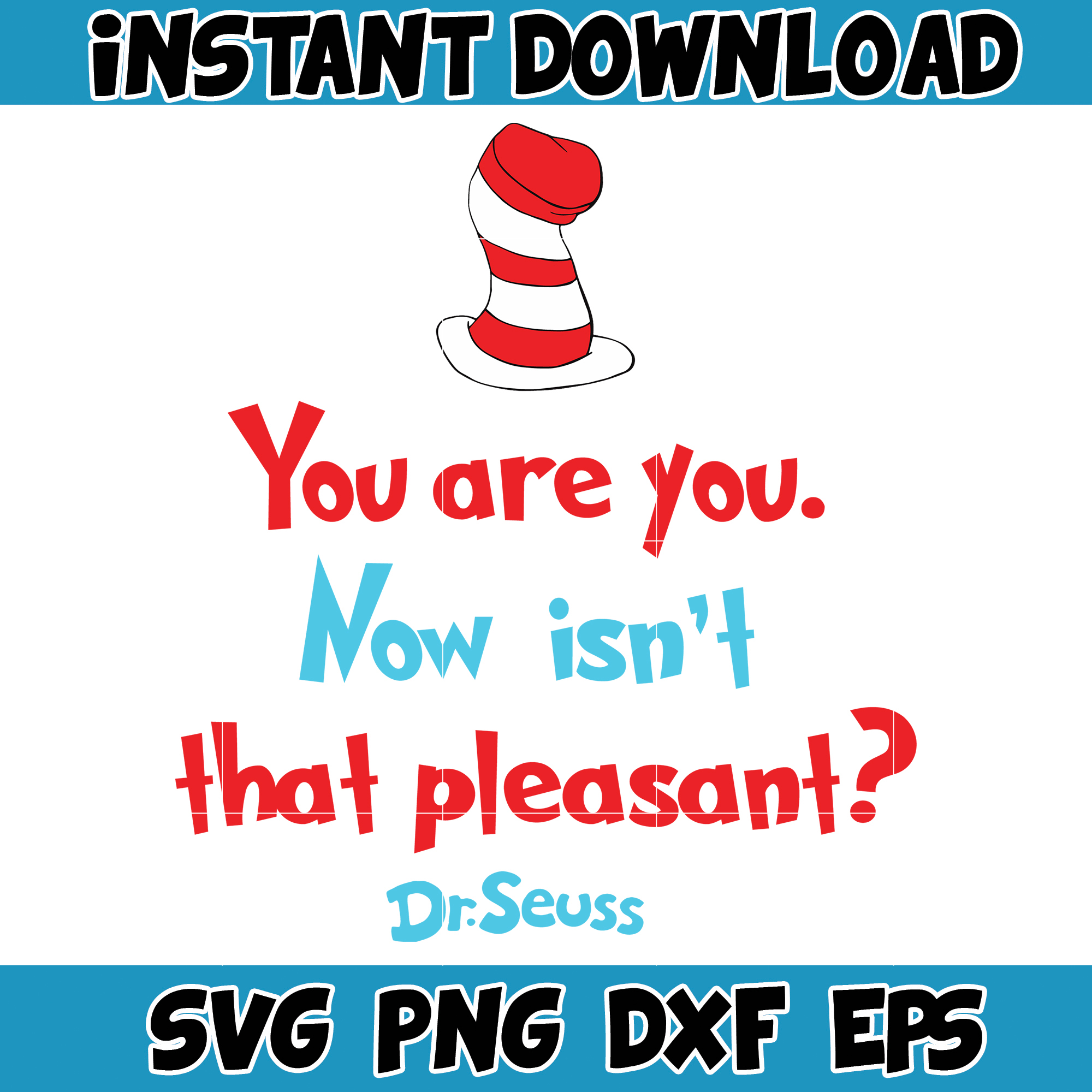 Dr Seuss Svg Layered Item, Dr. Seuss Quotes Cat In The Hat S - Inspire ...