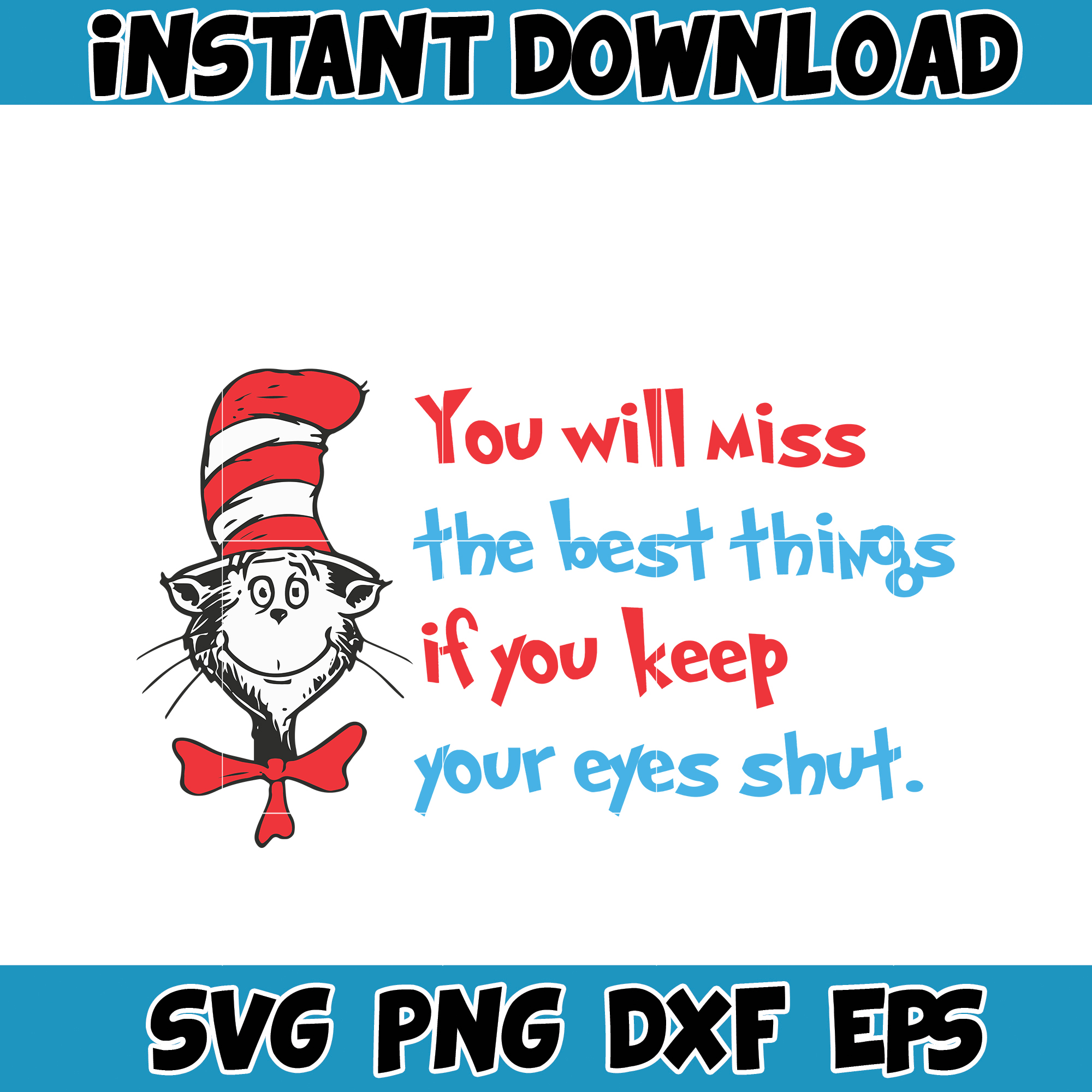 Dr Seuss Svg Layered Item, Dr. Seuss Quotes Cat In The Hat S - Inspire ...