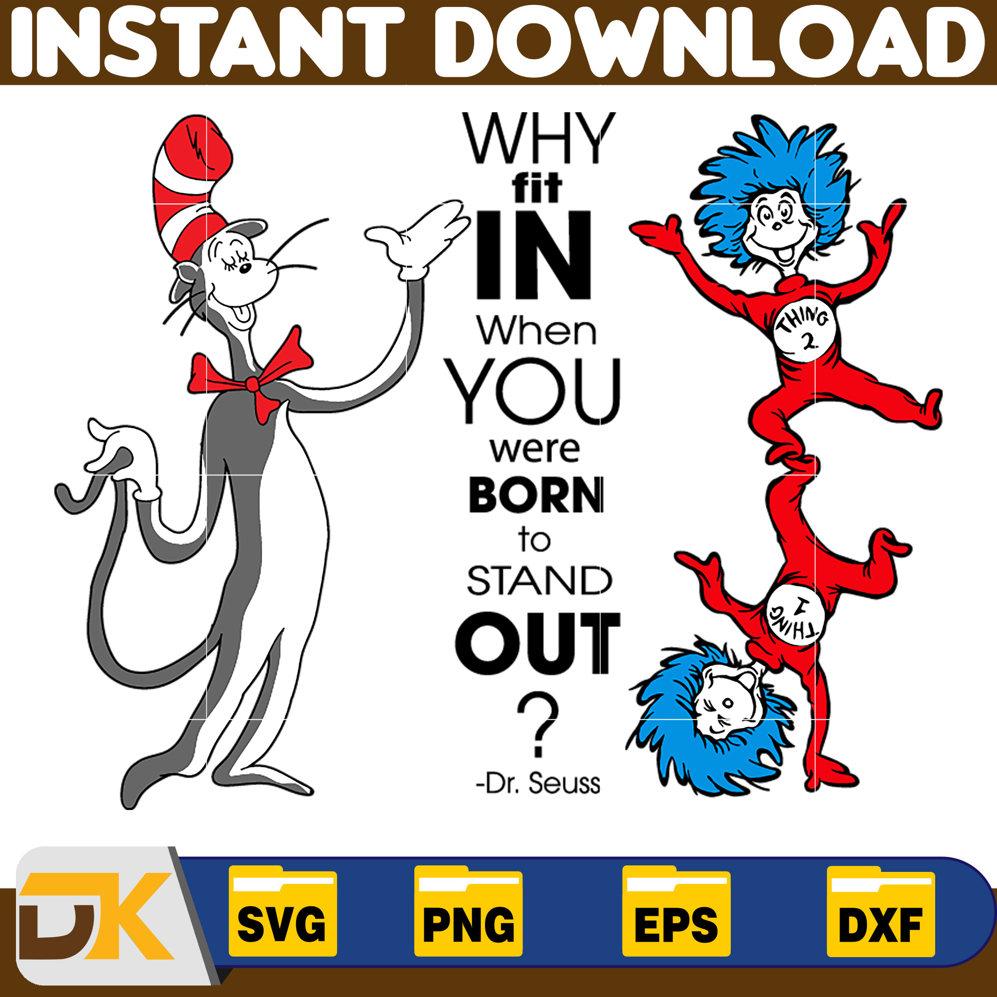 Dr Seuss Svg Layered Item, Dr. Seuss Quotes Cat In The Hat S - Inspire ...
