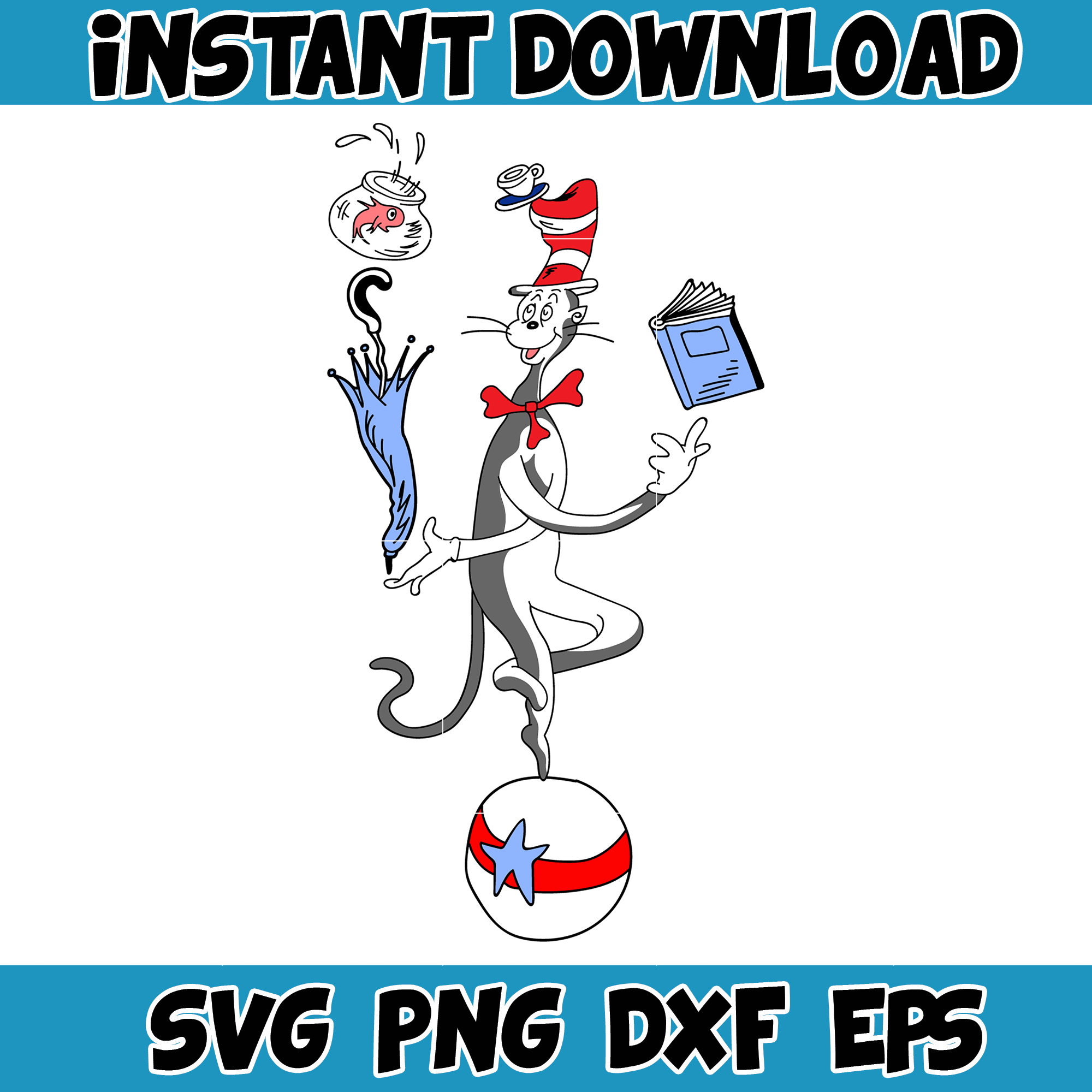 Dr Seuss Svg Layered Item, Dr. Seuss Quotes Cat In The Hat S | Inspire ...