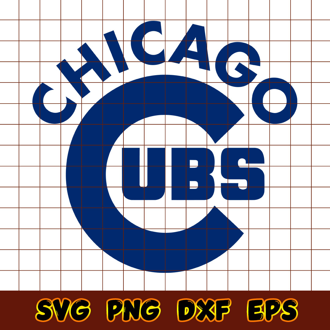 Chicago Cubs Team Logo Svg, Chicago Cubs Svg, MLB Logo Svg, | Inspire ...