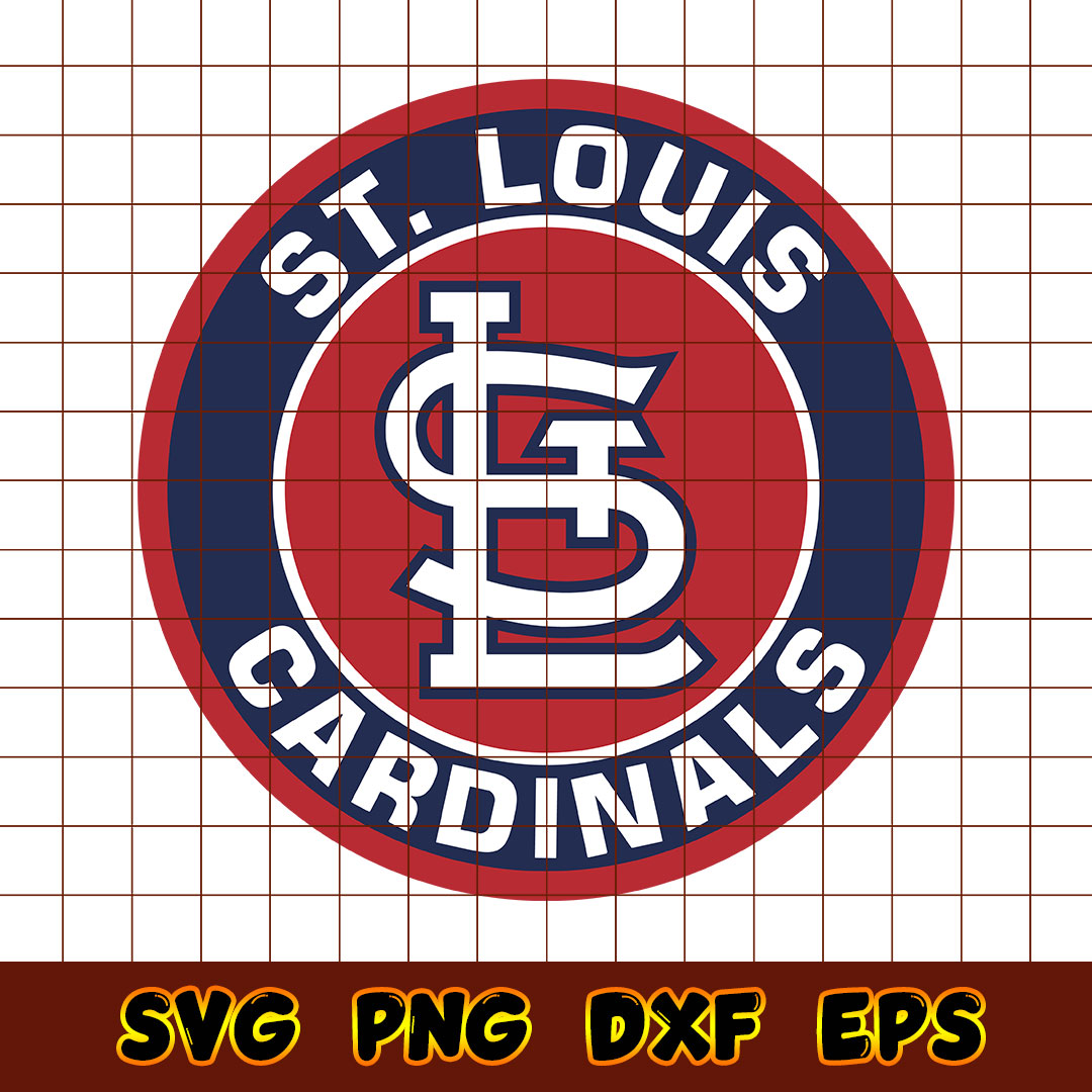 St. Louis Cardinals Circle Logo Svg, St. Louis Cardinals Svg | Inspire ...