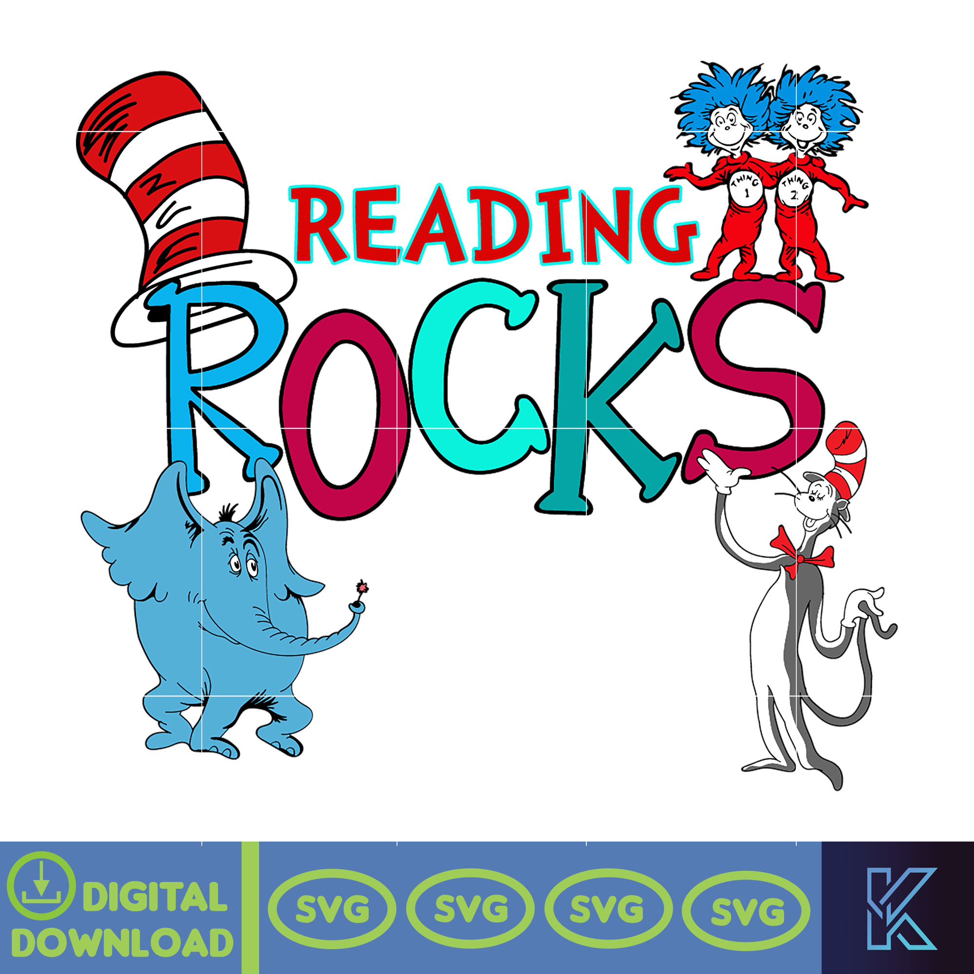 Dr Seuss Svg Layered Item, Dr. Seuss Quotes Cat In The Hat S - Inspire ...
