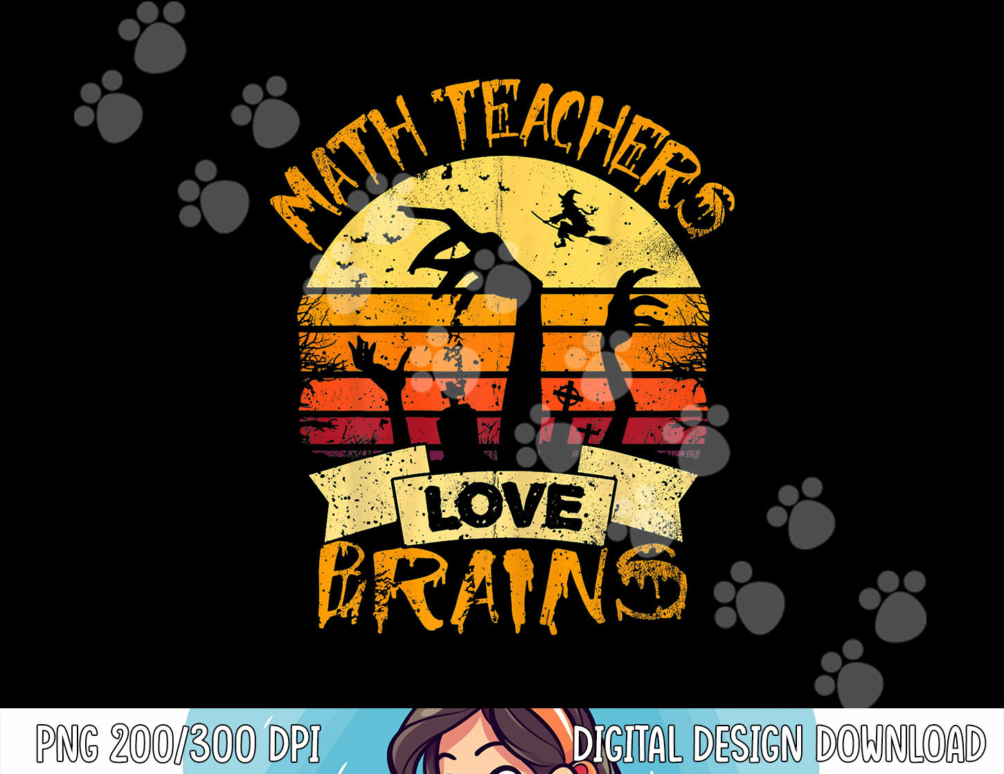 math teacher halloween - math teachers love brains png, subl - Inspire ...