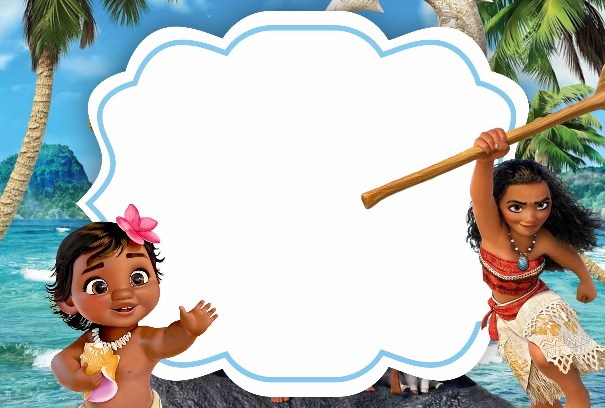 Frames &amp; Invites Moana Png, Moana Princess Disney Png, Baby - Inspire ...