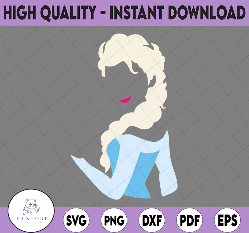 Cv Elsa Elsa silhouette colour svg, dxf, png, Frozen svg, Disney cri - Inspire ...