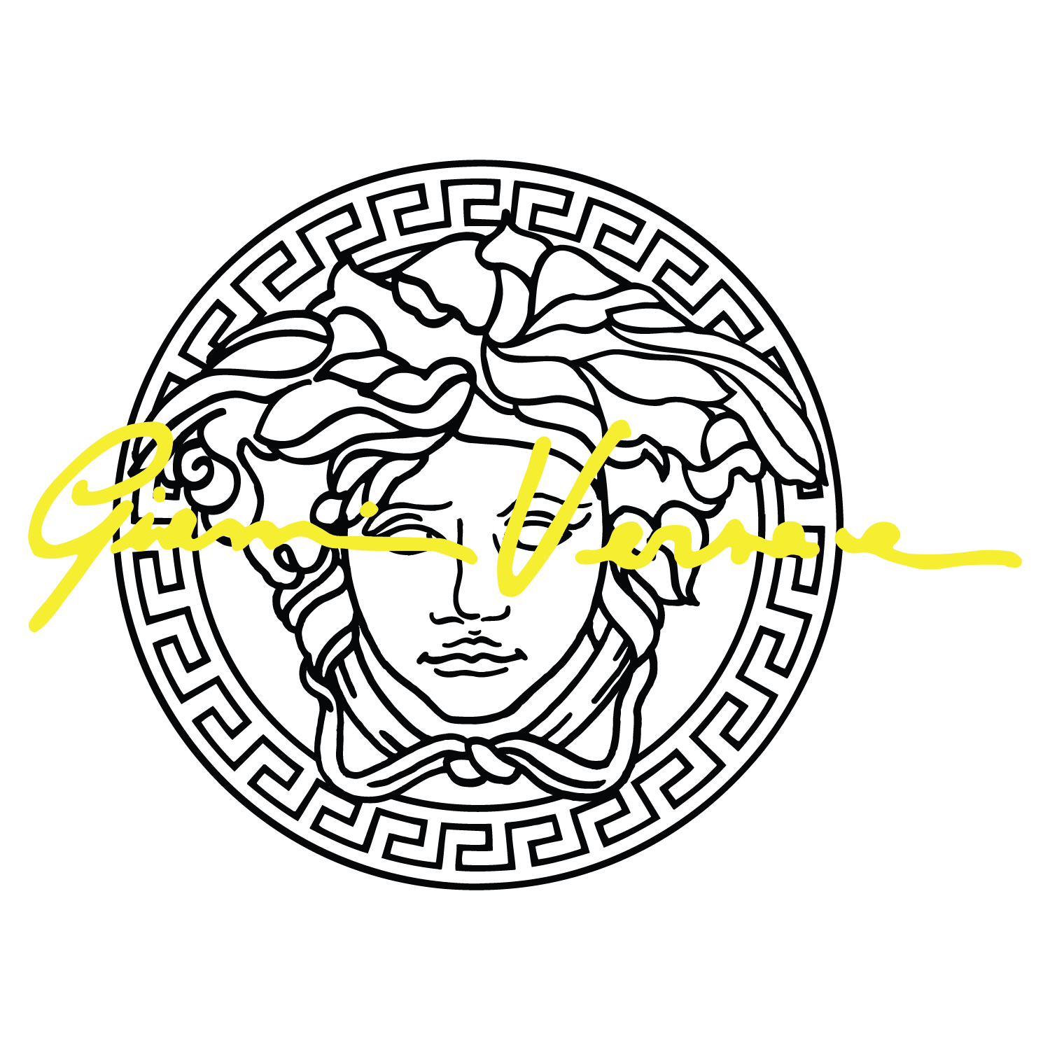 Versace Svg, Versace Logo Svg, Versace Clipart, Versace Bund | Inspire
