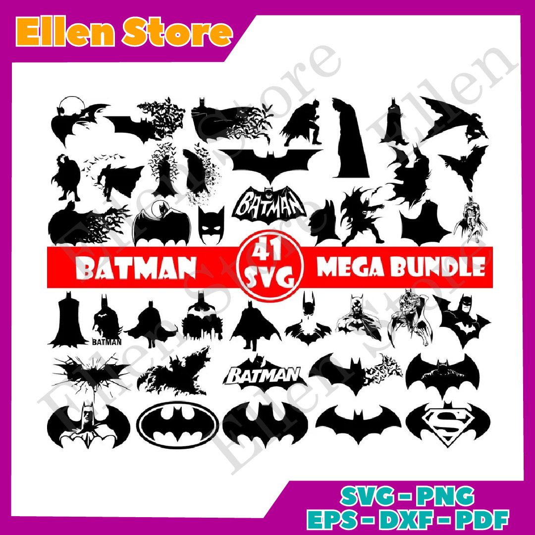 Batman SVG Bundle 41 Designs | Inspire Uplift