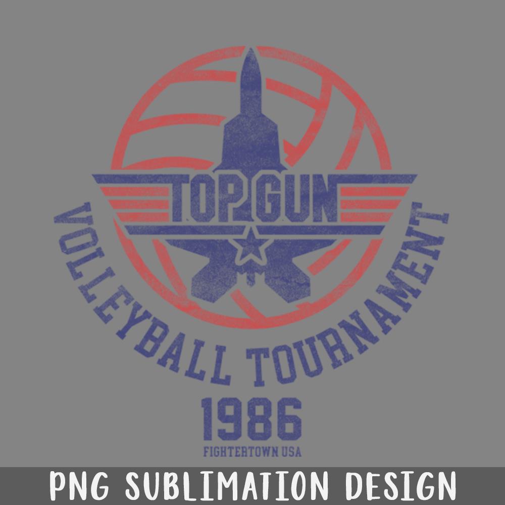 Official Top Gun Volleyball Tournament Men's T-Shirt - Classic White Tee (XX-Large) - View #2