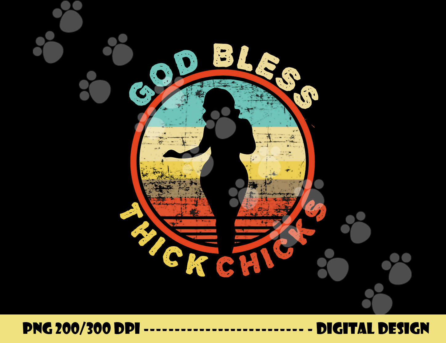 God Bless Thick Chicks Funny Thick Women Girl Christmas png, Inspire