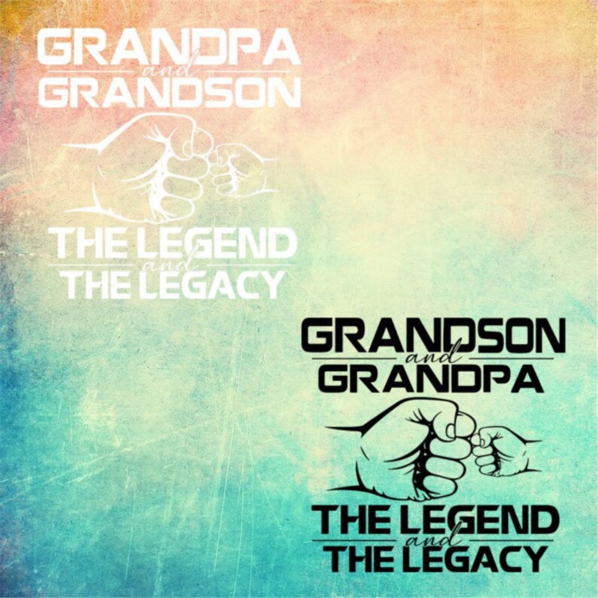 Grandpa And Grandson The Legend and the Legacy SVG halloween - Inspire