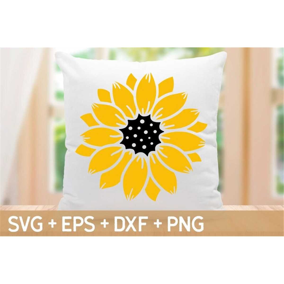 Sunflower SVG, Yellow Sunflower Svg, Flower Svg, Summer Vibe - Inspire