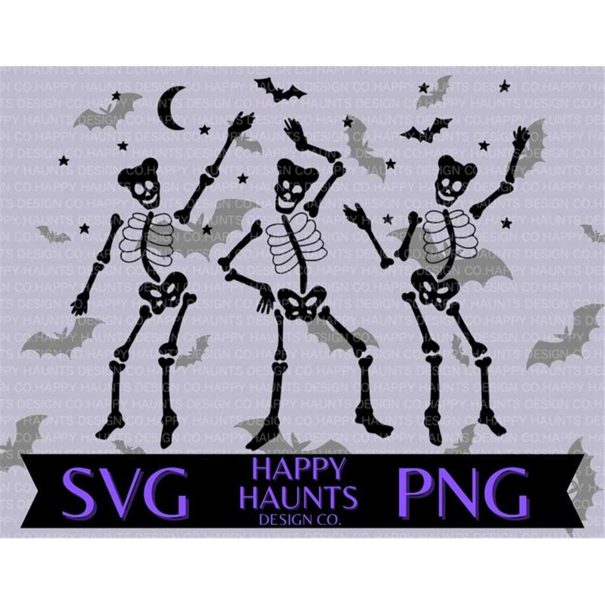 Easy Cut File Dancing skeletons SVG, easy cut file for Cricut, Layered by | Inspire ...