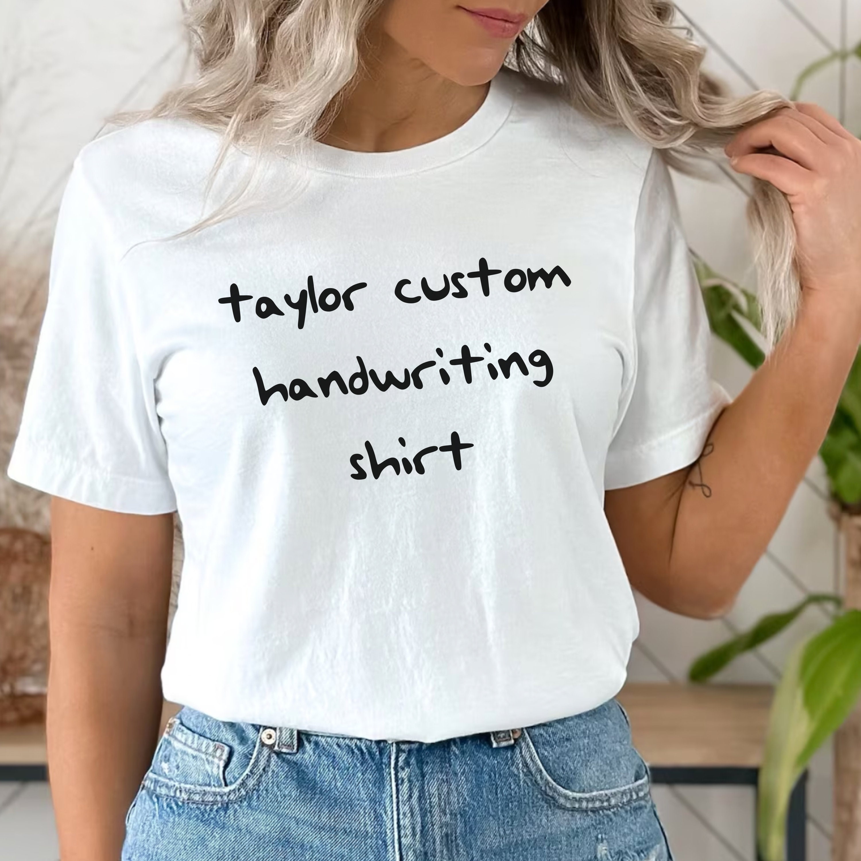 Taylor Swift Custom Shirt taylor Swift Handwriting, Eras T - Inspire