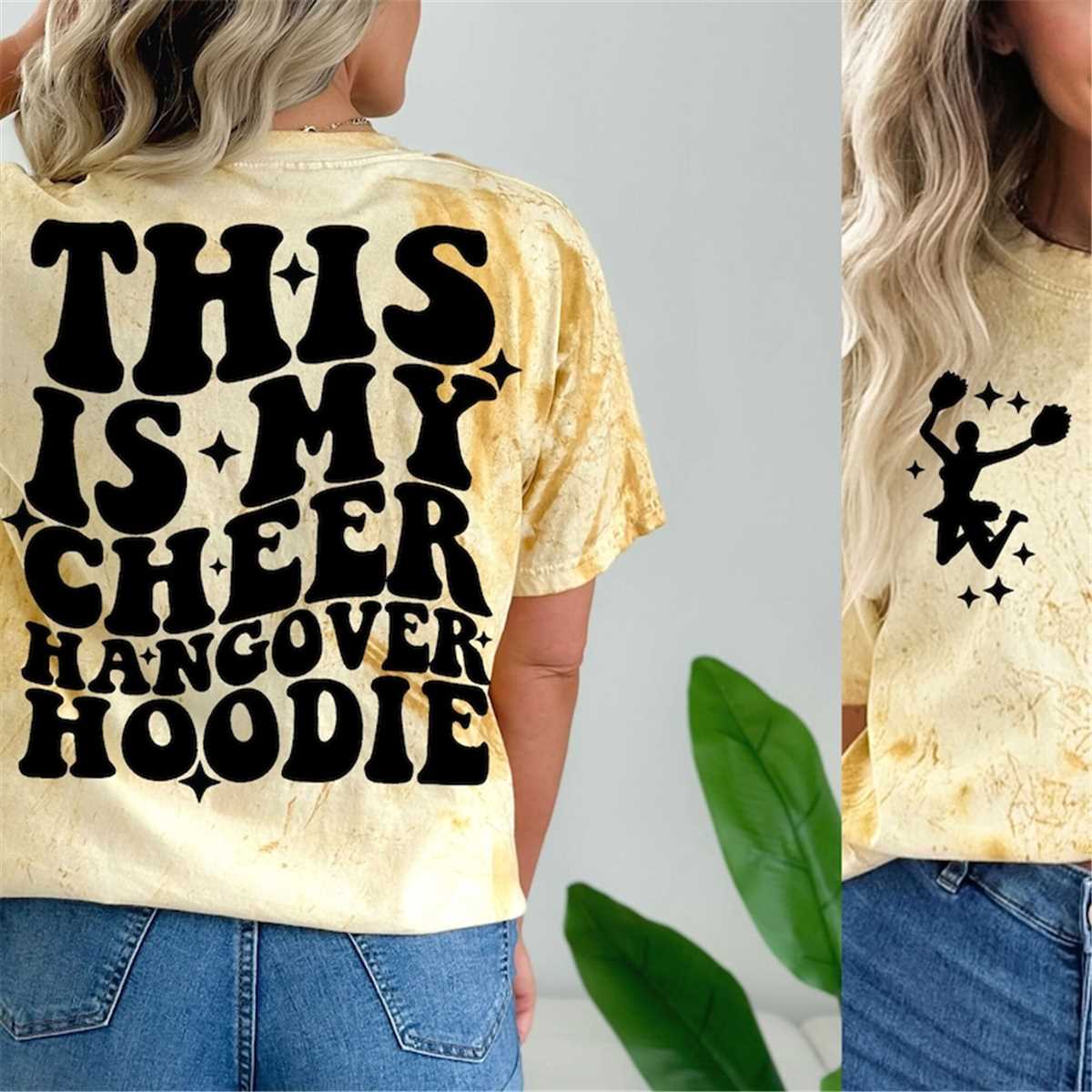 This is my cheer hangover hoodie SVG, cheerleading svg, chee Inspire