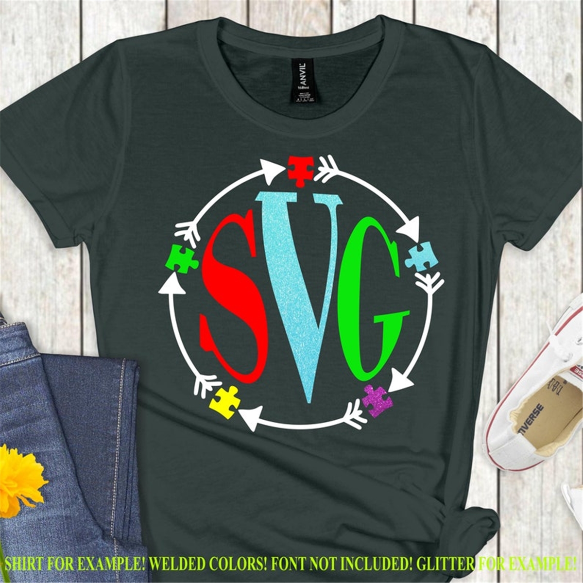 autism monogram svg, autism svg, awareness svg, autism puzzl | Inspire ...