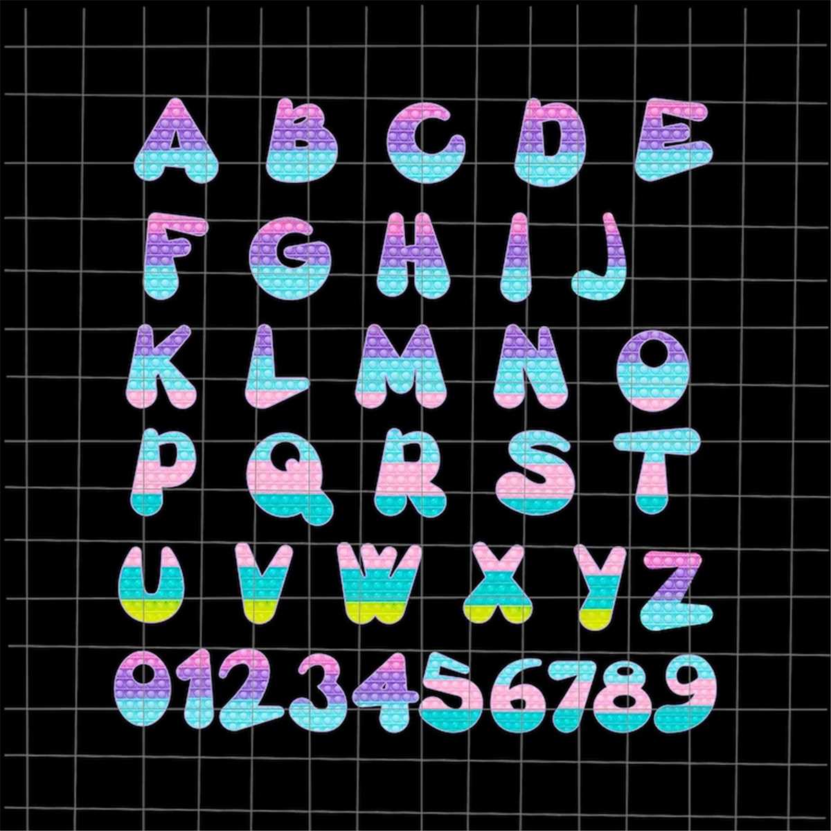 Pop it Alphabet Png, Pop it Letters Png, Pop it Number Png, - Inspire