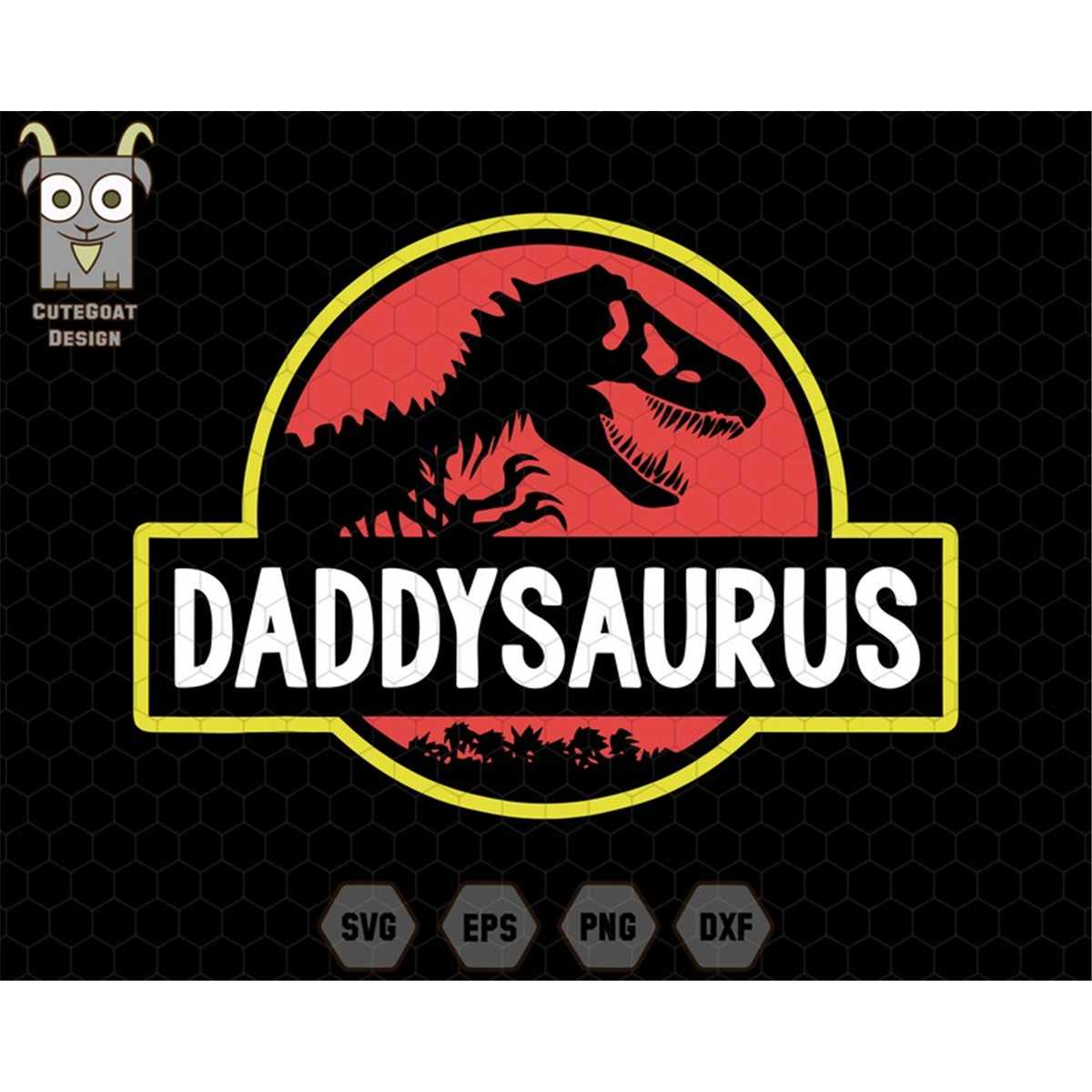 Daddysaurus Svg, Daddy Svg, Dad Dinosaur Svg, Trex Svg, Funn - Inspire