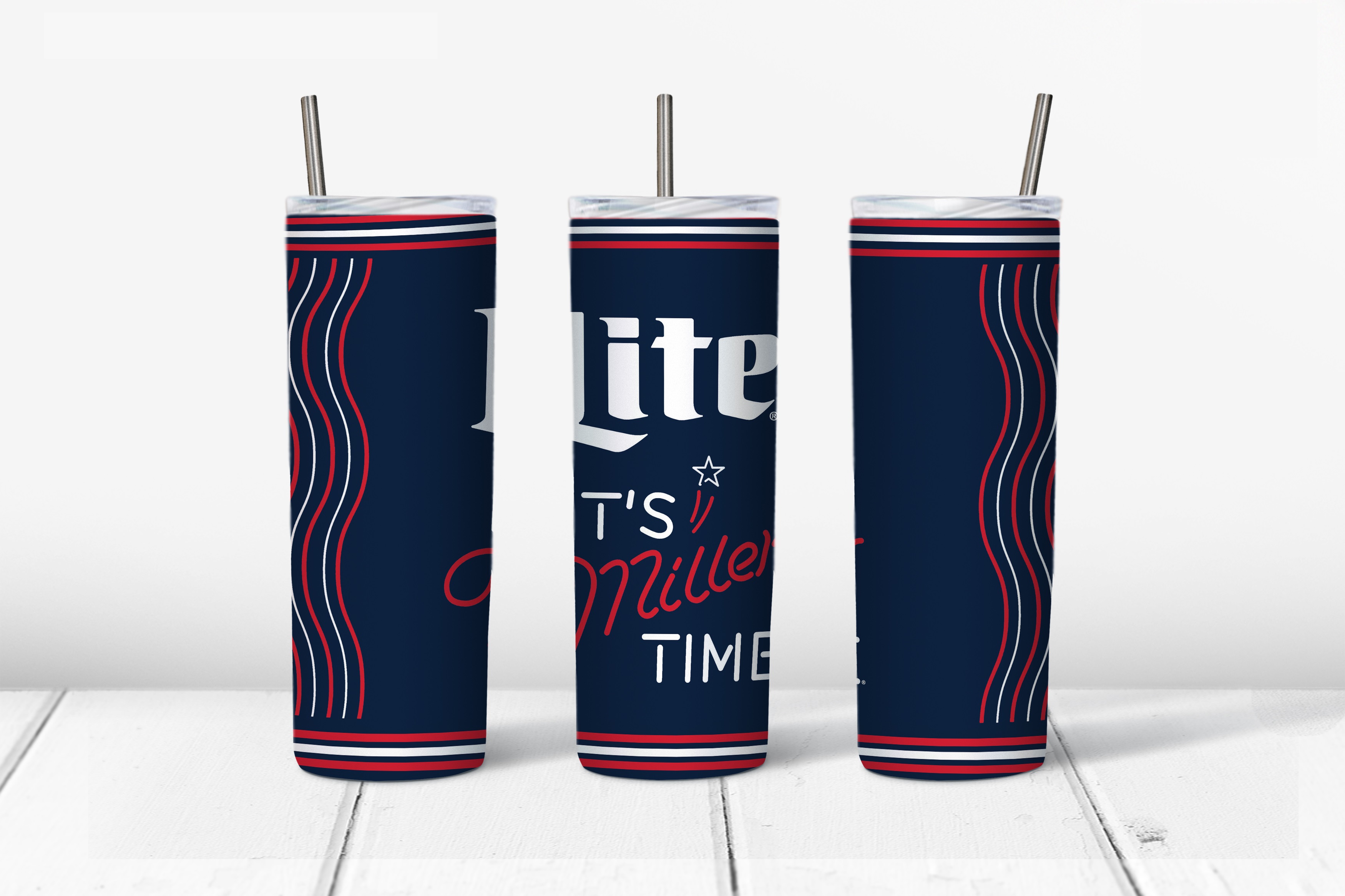 Miller Lite Tumbler Drink Designs PNG High Quality, Designs Inspire