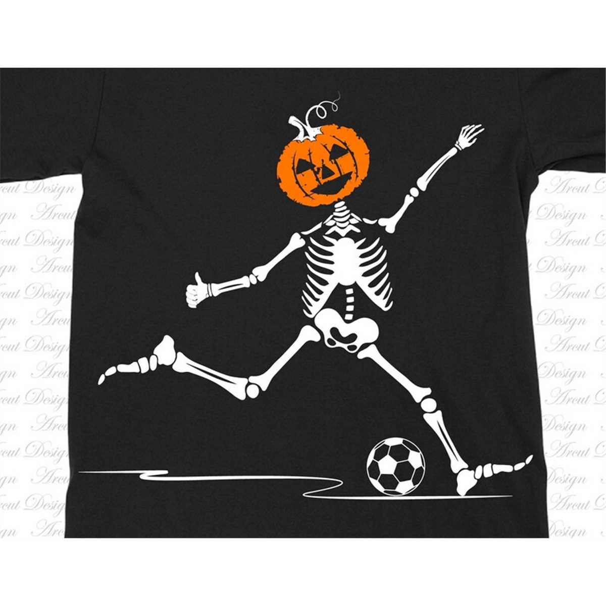 Skeleton Kicking Soccer Ball SVG, bones svg, skeleton svg, h Inspire
