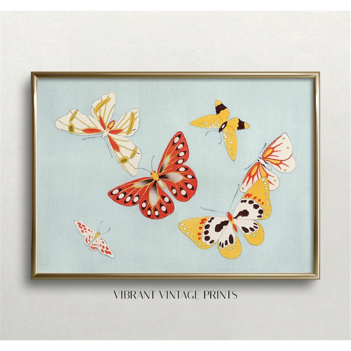 Butterfly Wall Art Vintage Wall Art Butterflies Print Inspire
