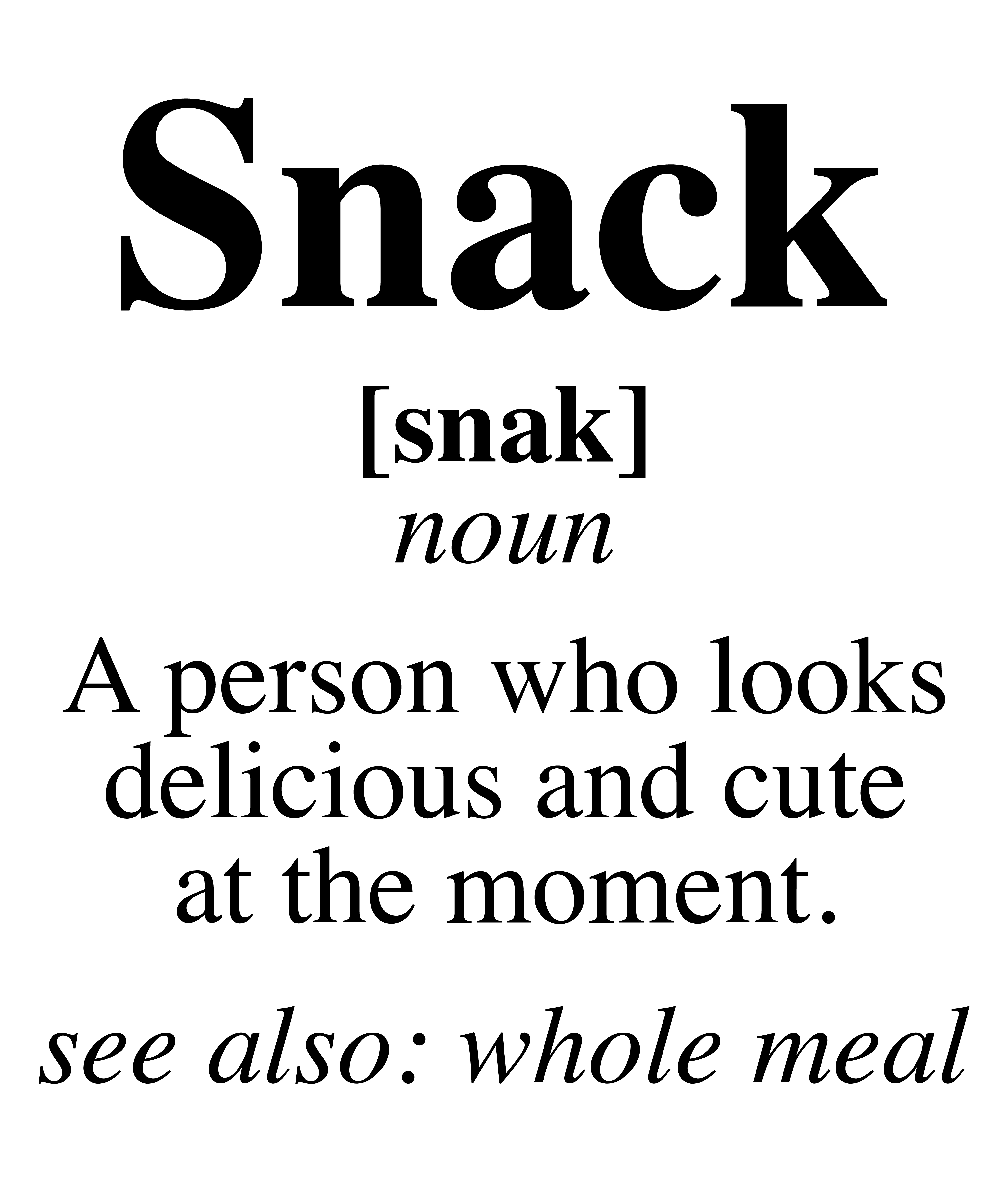 Snack Definition SVG, Silhouette Cut File, Cut file SVG, PNG Inspire