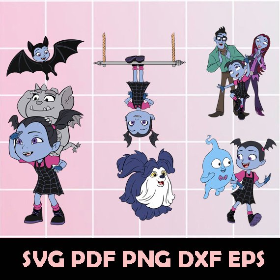 Vampirina Clipart, Vampirina Digital CLipart, Vampirina Svg, - Inspire ...