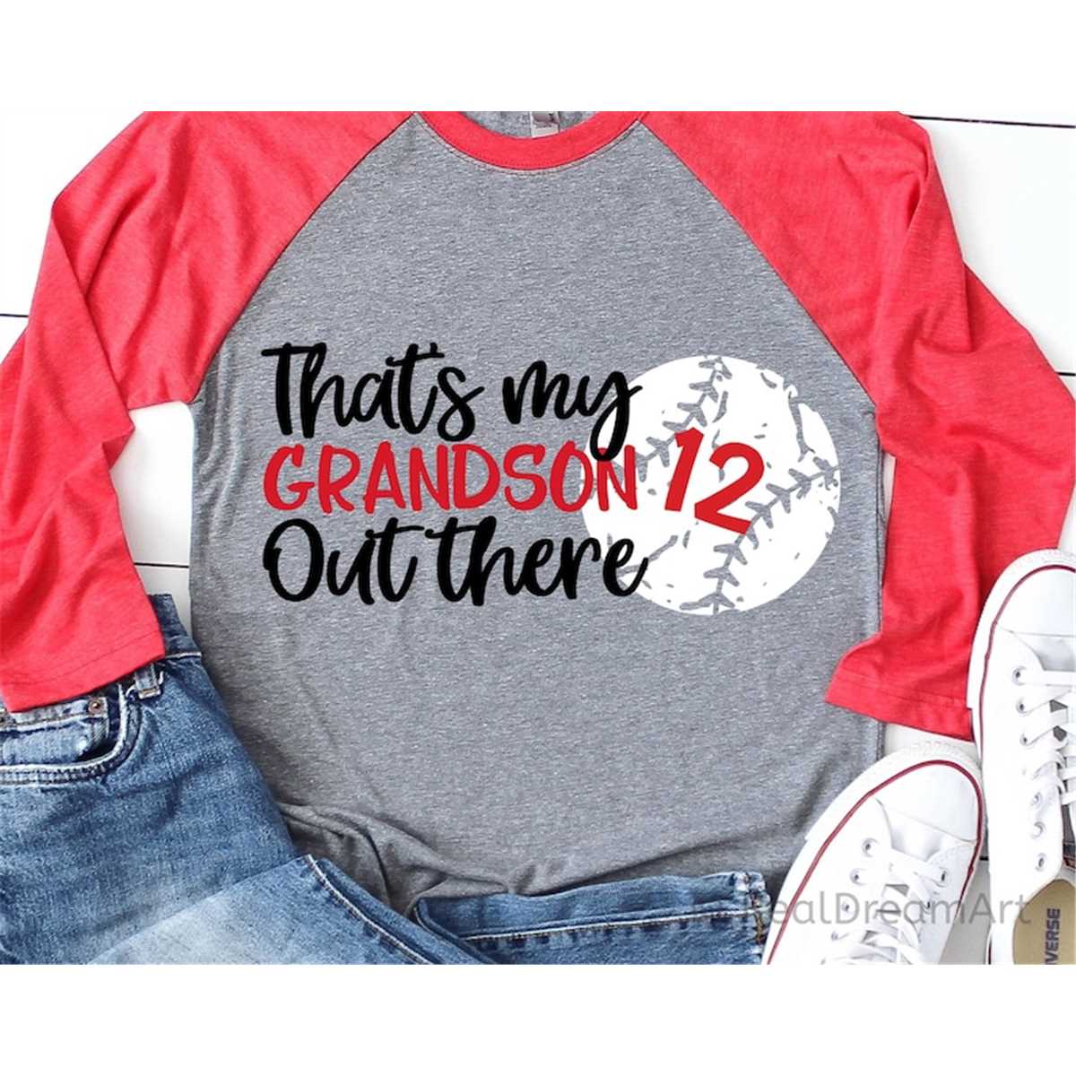 Thats My Grandson Out There Svg, Baseball Svg, Personalized | Inspire ...