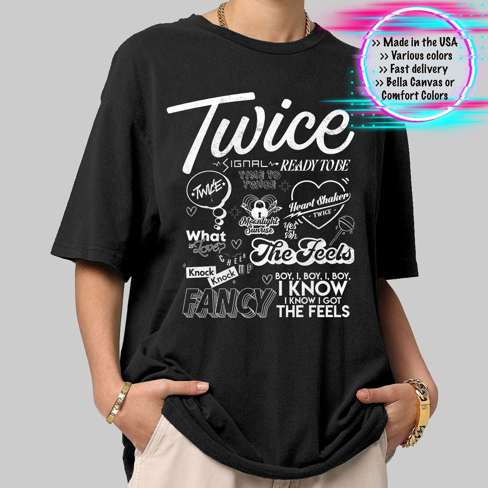 ★TWICE着用BRAND★LUV IS TRUE★SU 2PACK HEART TEE ☆TWICE着用BRAND☆LUV IS TRUE☆SU 2PACK HEART TEE (LUV IS