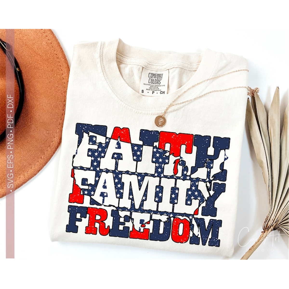 Faith Family Freedom Svg Png, Distressed Png for Shirts, Gru - Inspire
