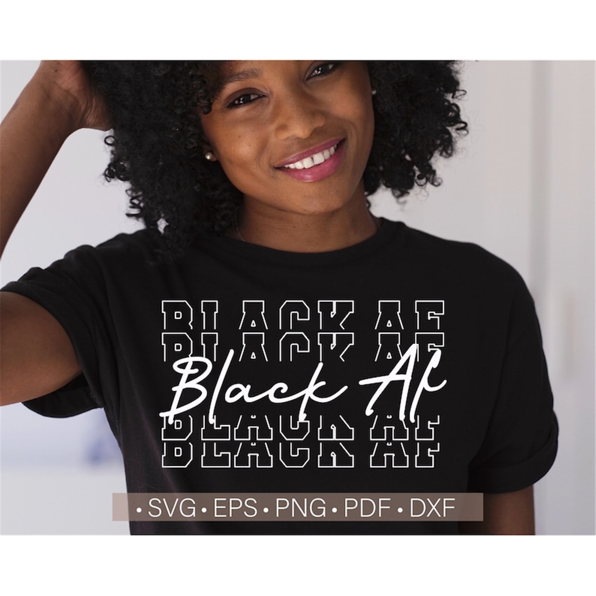 Black Af Svg, Black Women Svg, Black Queen Svg Cut File for Inspire