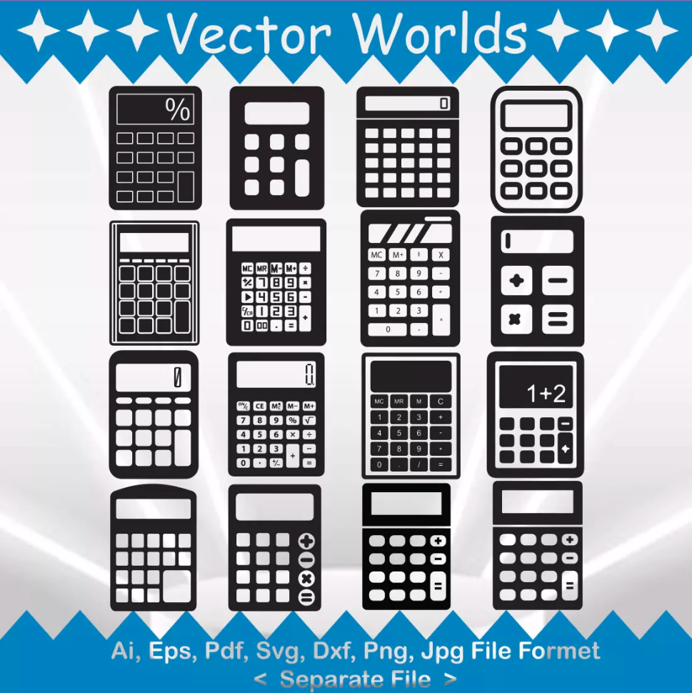 Calculator Pdf Image Calculator svg, Calculators svg, Calculator, SVG, ai, pdf, e | Inspire ...