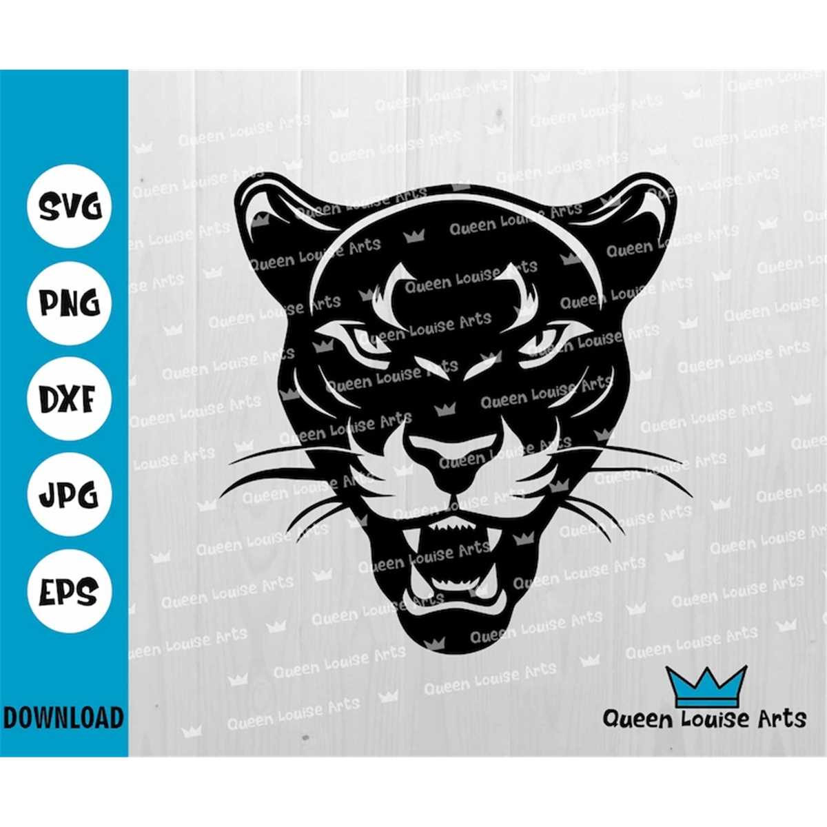 Panther Face SVG,Panther Head SVG,Big Cat SVG,black panthers - Inspire