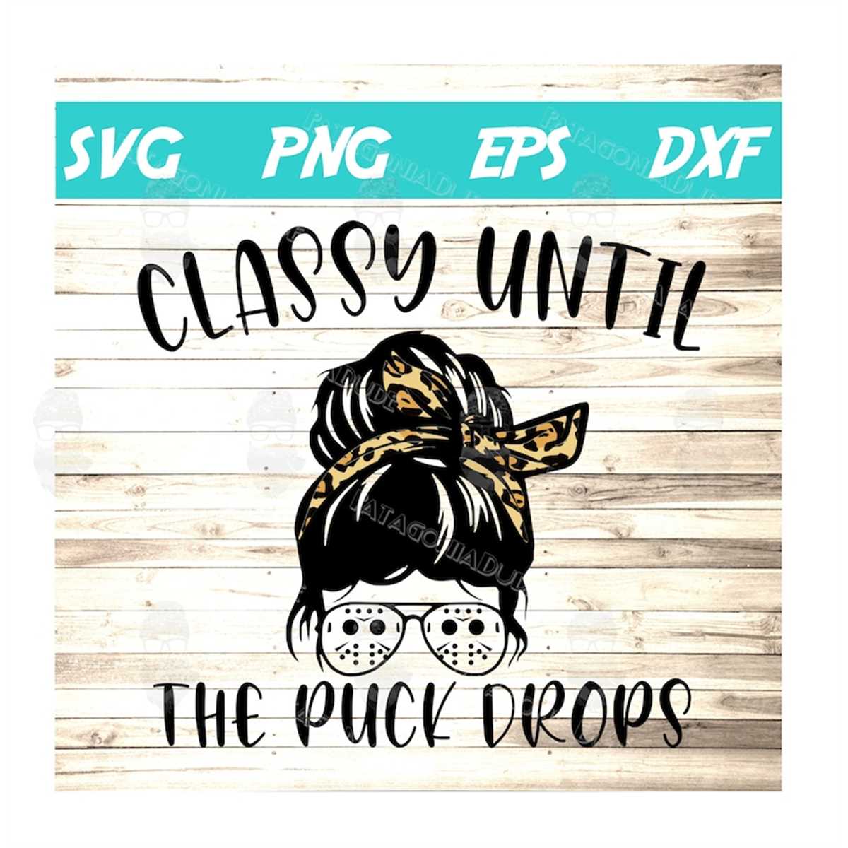 Classy until the Puck Drops SVG Ice Hockey | Inspire Uplift