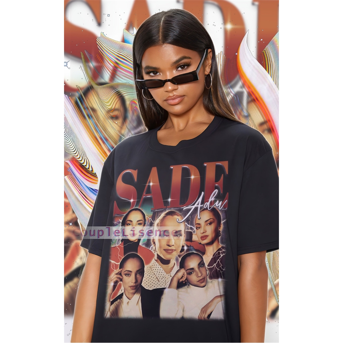 Retro Actress SADE ADU Vintage Shirt Sade Adu Homage Tshir