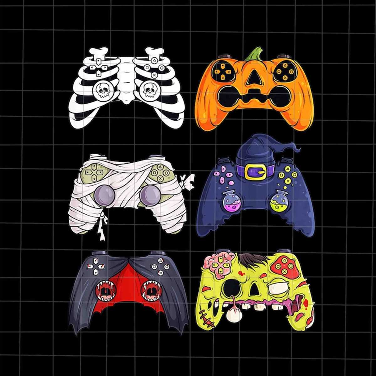 Gaming Controllers Halloween Png, Zombie Gaming Controllers | Inspire ...