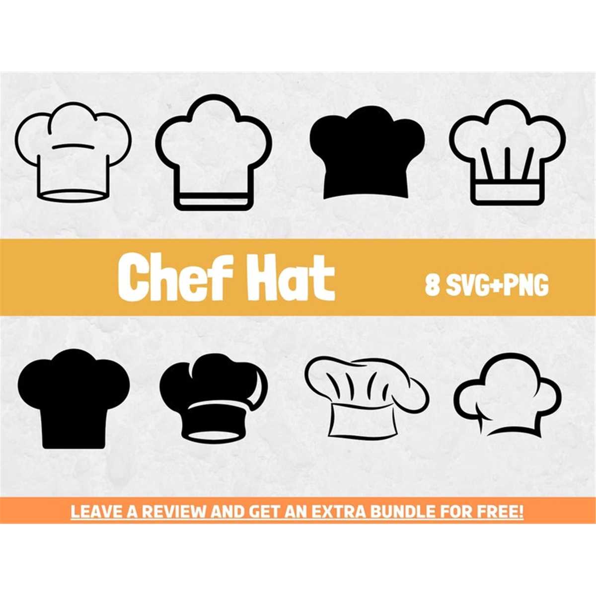 Chefs Hat SVG Bundle, Svg files for Cricut, Chef SVG, Cook S - Inspire ...