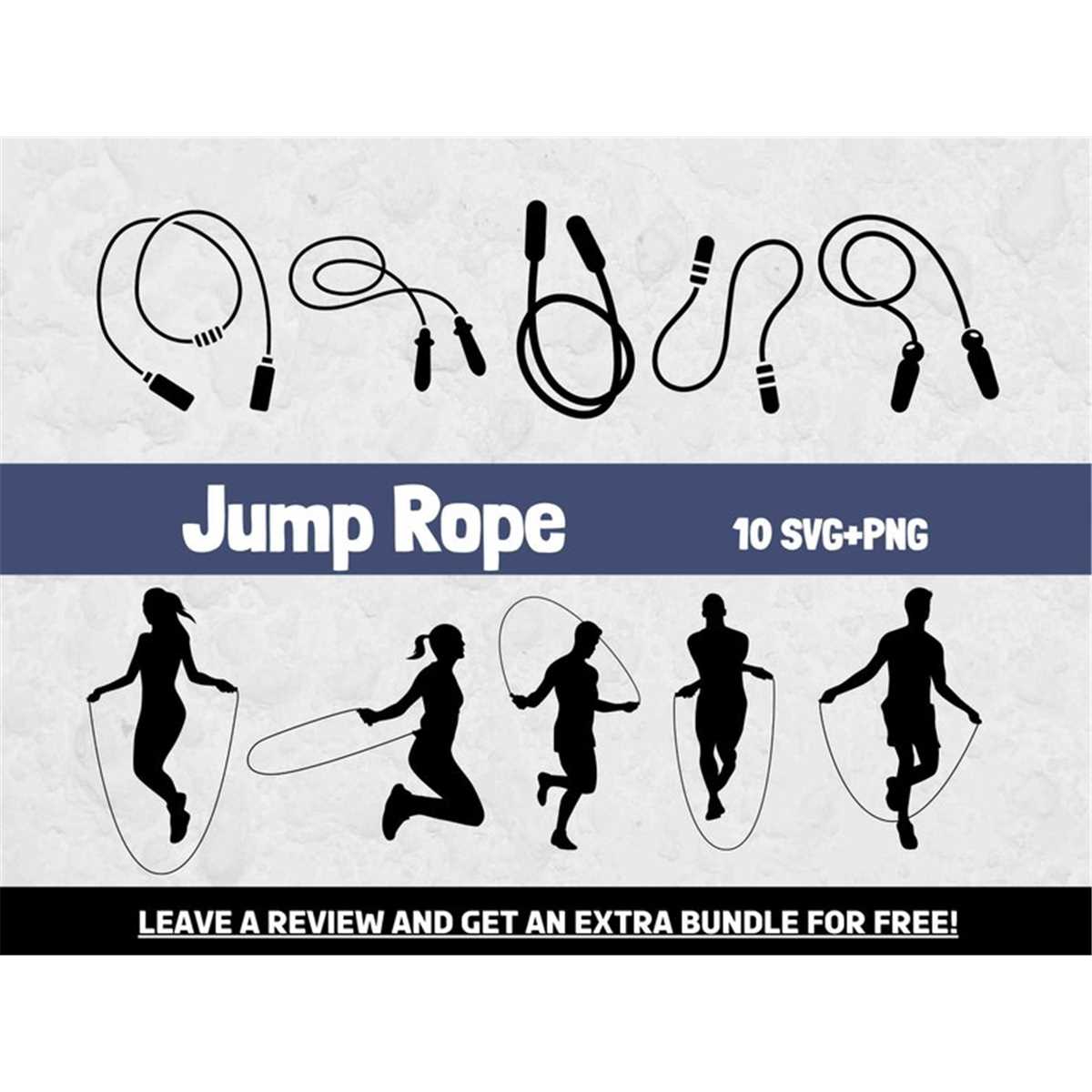 Jump Rope Svg Bundle, SVG Files for Cricut, Gym SVG, Fitness | Inspire ...
